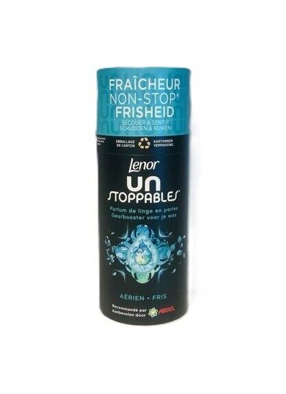 Lenor Unstoppables Fris smaržu granulas veļas aromatizēšanai ar patīkami svaigu aromātu
